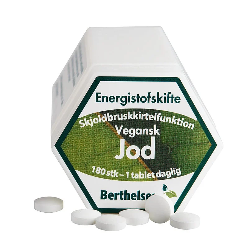 Berthelsen Berthelsen Naturlig Jod 180 tabl., Helse & Madvarer, Mineraler, Jod