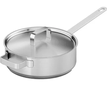 Austin and Barbeque-AABQ Classic - 24x8cm sautepan-24cm Sautepanne med lokk i rustfritt stål-Home & household accessories-Stekepanner og gryter