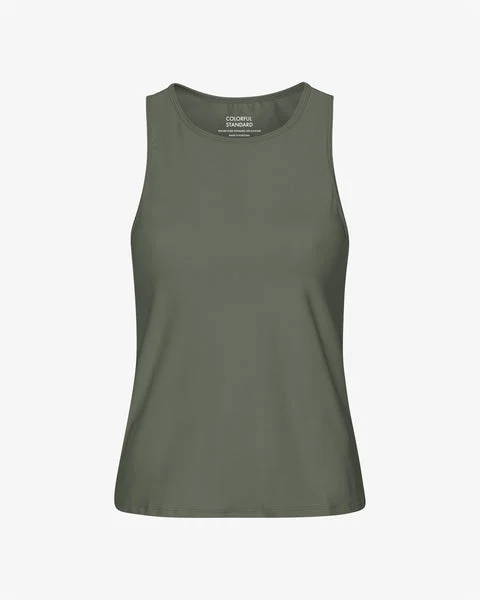 Active Tank Top - Dusty Olive - L