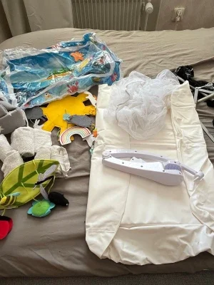 Babygym och babytillbehör mix