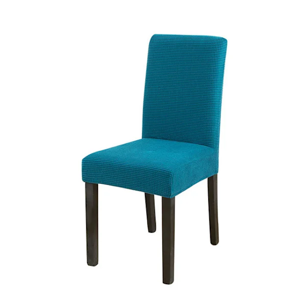 Yksiosainen tuolinpäällinen, 4 kpl (sininen kivensininen), ruokatuoli S