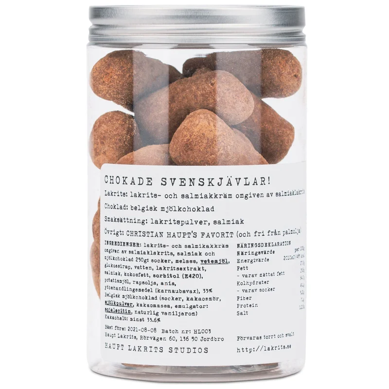 Haupt lakrits Chokad Svenskjävlar! 250 g | Matlagning > Skafferiet > Lakrits | Bagaren och Kocken