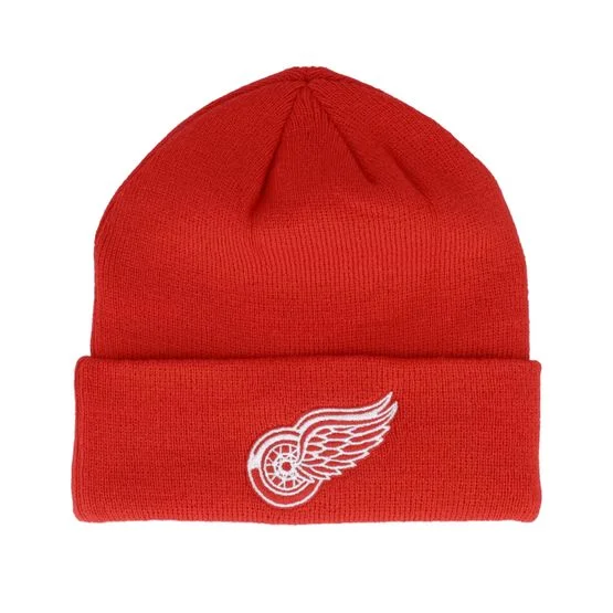 Outerstuff - NHL Rød cuff Beanie - Kids Detroit Red Wings Knit Beanie Red Cuff @ Hatstore