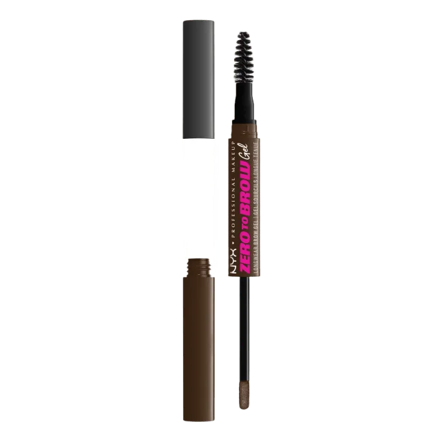 NYX Professional Makeup Zero To Brow Longwear Gel Ögonbryn Unisex Grå ONESIZE