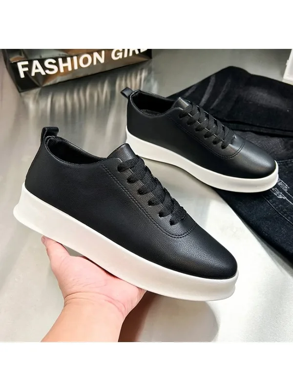 AliExpress - 2026 Schwarze Freizeitschuhe für Herren Outdoor Komfortable Herren-Sneaker Rutschfeste Wanderschuhe Designer Schnür-Sportschuhe für 
