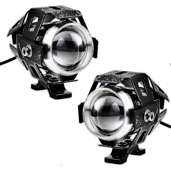 2st 125w Motorcykel Strålkastare Led Extraljus Motorcykel Främre Strålkastare Anti-dimma Spotlight Motorcykel Led Spotlight 3000lm U5 Vattentät För M