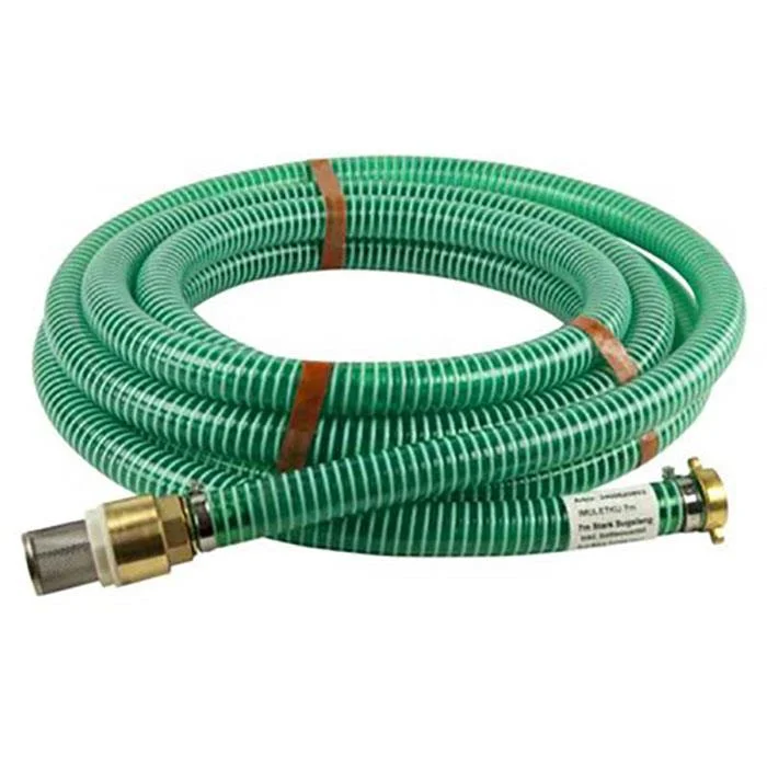 Gelia 3000620822 Sugslang armerad, för pumpautomat, 7 m x 32 mm, Bevattning