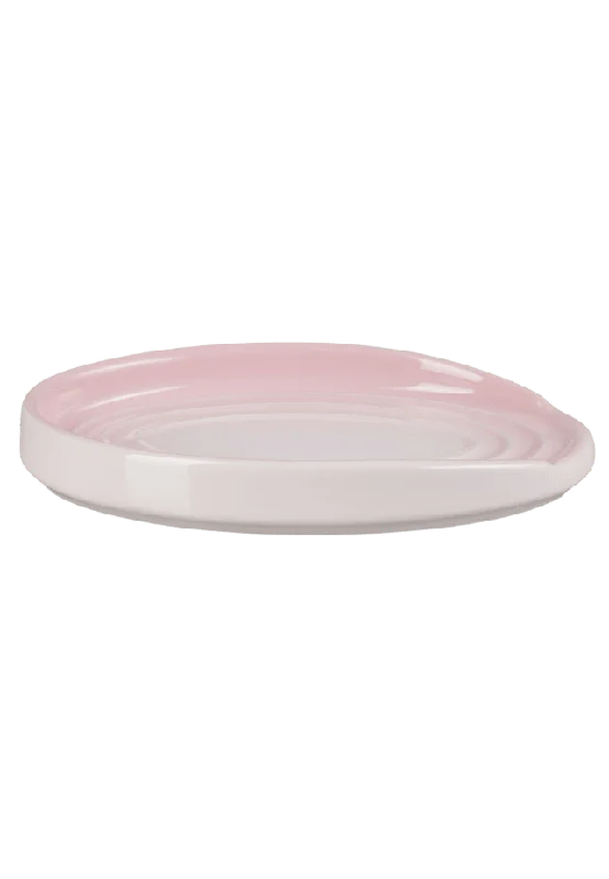 Le Creuset Signature Stengods Oval Grytskedshållare Shell Pink Köksredskap Unisex Rosa 15 CM