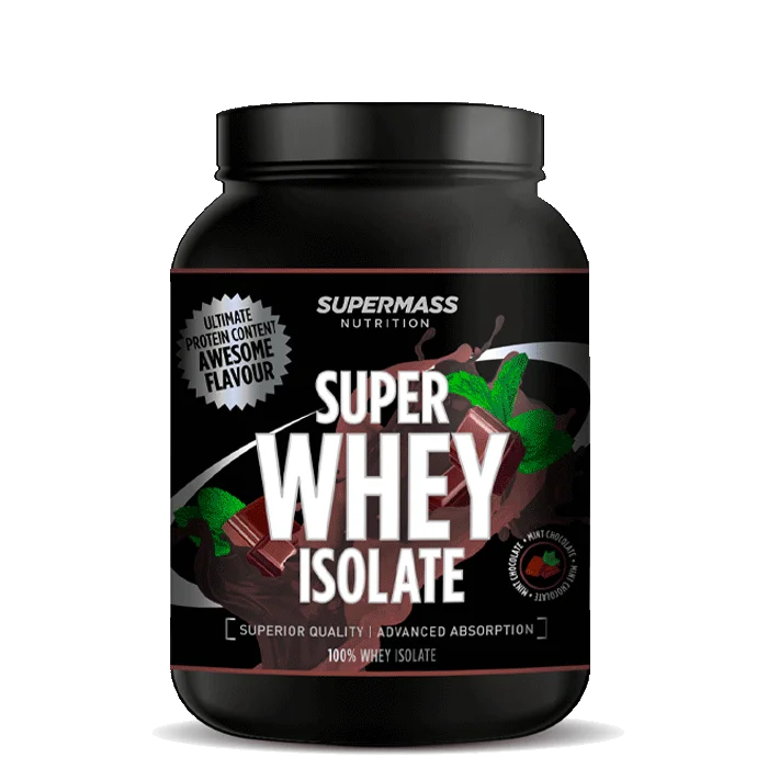 SUPERMASS NUTRITION SUPER WHEY ISOLATE Valleproteinisolat 1300 g, Blueberry Milkshake - Bodyman.dk