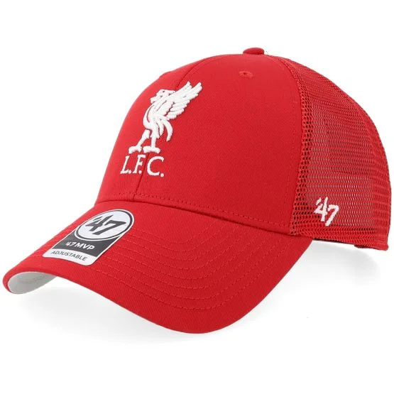 47 Brand - Football Rød trucker Caps - Liverpool Branson 47 Mvp Red Trucker @ Hatstore