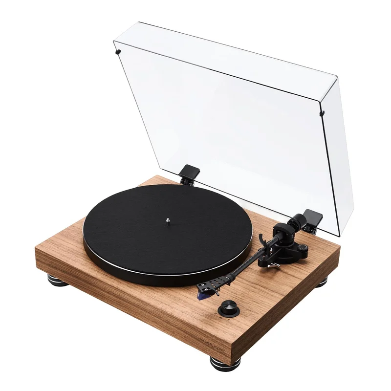 Argon Audio TT-4 MK2 Pladespiller med indbygget RIAA-forstærker og Ortofon 2M Blue pickup i Træfarvet