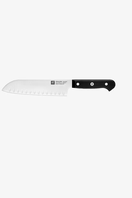 ZWILLING - Kniv Santoku med oliven slibning Gourmet 18 cm - Sort - Køkkenknive & tilbehør - Fra Homeroom