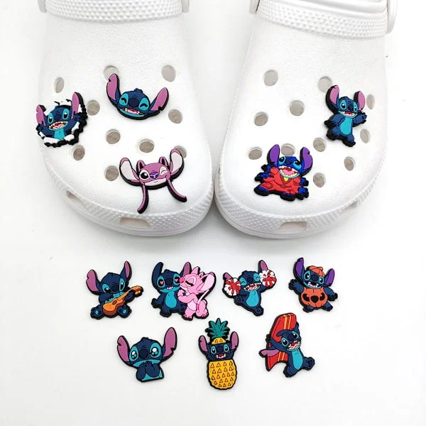 22 st skosmycken, Crocs-pins, Crocs-smycken Crocs-tillbehör för flickor pojkar, skosmycken Crocs-tillbehör dekoration armband festdekorationer Bi