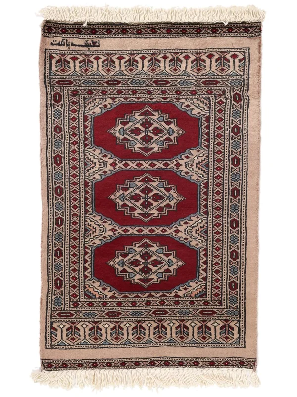Pakistan Bokhara 2Ply Matta Orientalisk Brun/Svart (Ull, )