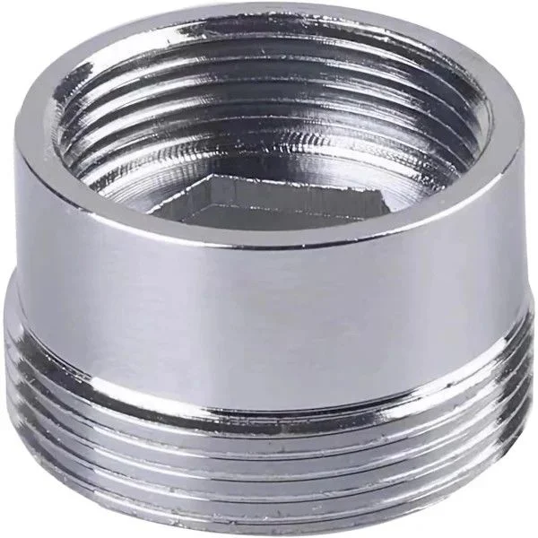Kranadapter, M18 invändig gänga till M22 utvändig gänga kranluftare adapter, lämplig för anslutning av luftare till kökskranar (M18-M22).