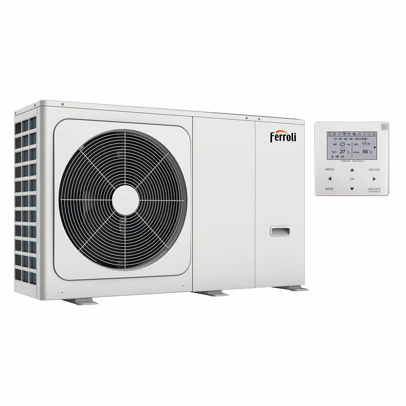 Pompa di calore aria acqua Ferroli Omnia M 3.2 8,4 kW Monoblocco Monofase Inverter R32 A++