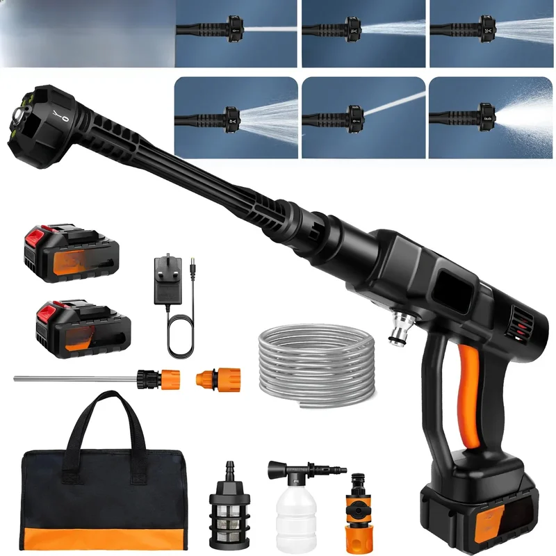 AliExpress - DayPlus-Nettoyeur haute pression sans fil, nettoyeur haute pression portable, 6 en 1, 150bar, batterie 3,0 Ah, sol, jardin, livres, 