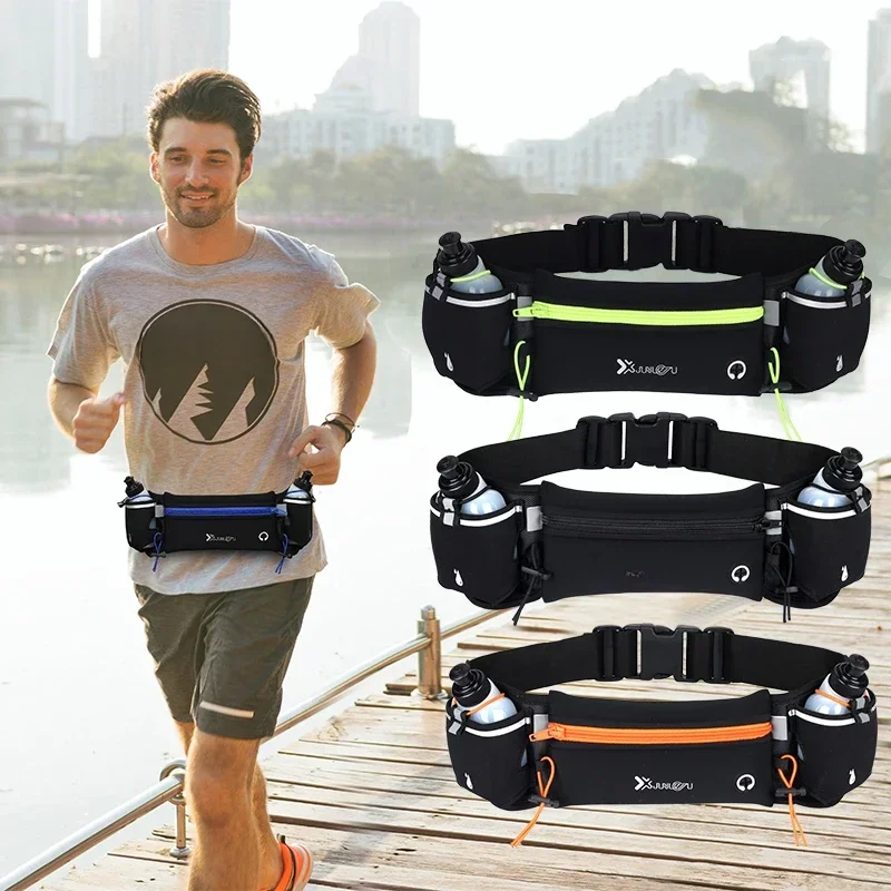 AliExpress - Mann/Frau Marathon Trail Running Hüfttasche für Telefon Wasserflasche Sport Fanny Pack Fitness Dual Pocket Running Gürtel Hüfttasche