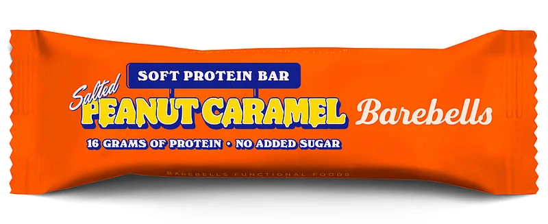 Barebells Proteinbar Soft Peanut Caramel 55 g, Sport & Velvære, Protein & Energi, Energi- Og Proteinbarer