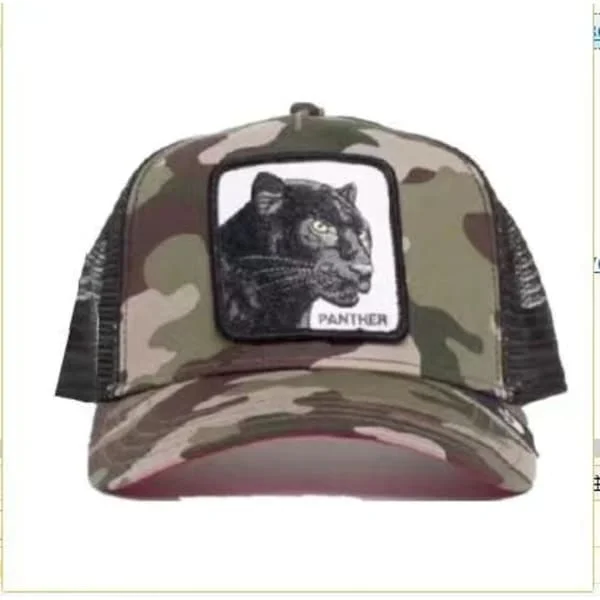 Mesh Djur Broderi Keps Snapback Keps Leopard Kamouflage - Perfekt Leopard kamouflage Leopard camouflage