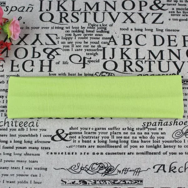 Fashion Sport Headband for Women Solid Elastic Hair Bands Running Fitness Yoga Hairband Stretch Makeup Hair Accessories Ho