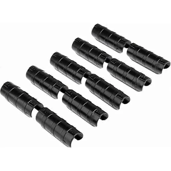Putkikiinnikkeet, putkikiinnikkeet puutarhasuojien, kasvihuoneiden, kalvojen, kasvien kiinnittämiseen, 10 kpl 25 mm