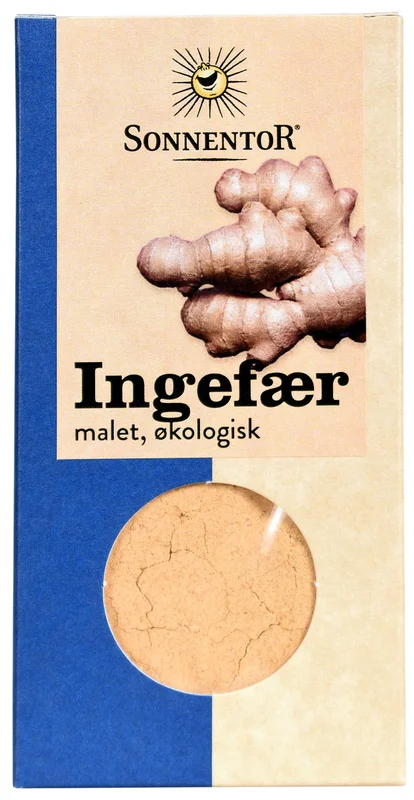 Sonnentor Ingefær Malet Ø 30 g, Helse & Madvarer, Krydderier, Ingefær