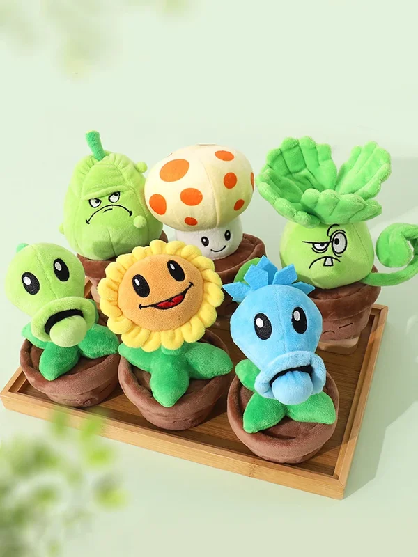 AliExpress - Plants Vs Zombies 2 Sunflower Pea Shooter Potted Plants Plush Doll Toy Pillow Toy Game Figures Soft Pillow Teens Birthday Gifts