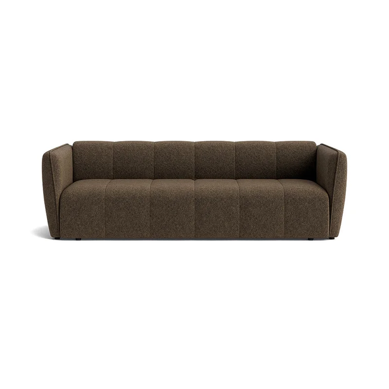 Calma 3-Sitzer-Schlafsofa, stauraum mit Bettkasten, Anthology Braun, einfarbig, modernes Design, komfortable Polsterung, Couch 70cm