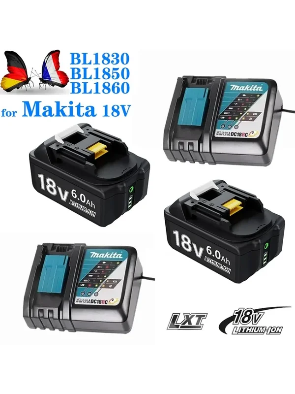 AliExpress - 5Ah 6Ah 9Ah Makita Accu 100% Origineel 18V Makita Vervangende Lithium Accu BL1840 BL1830B BL1850 BL1860 Dewalt gereedschap