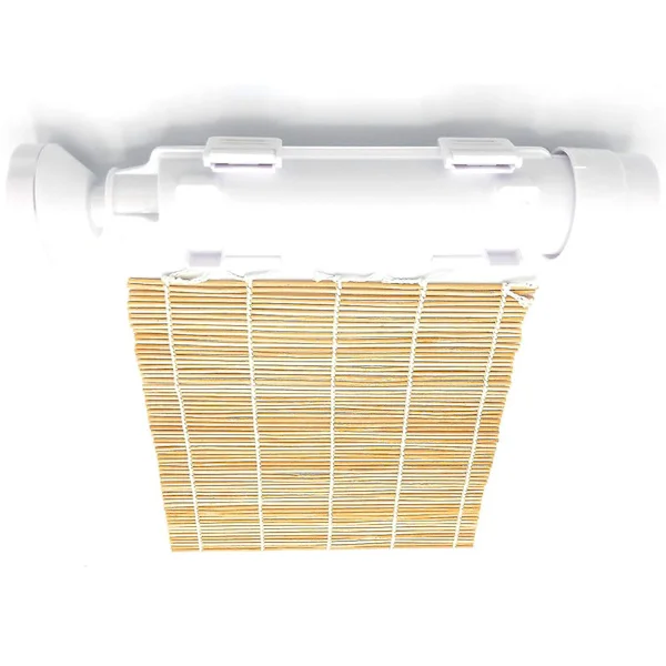Sushi Roller Bazooka Kit + Karboniserad Bambu Matta Diy Ris Rulle Maskin Japansk Sushi Tillverkning Kök Verktyg Allt-i-ett Maker Set För Rullande 