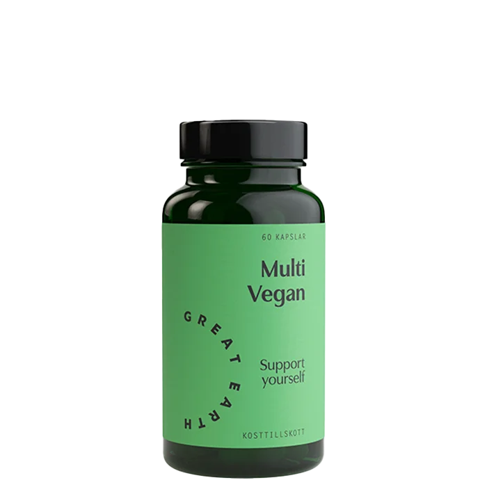 Great Earth Multi Vegan Multivitamin 60 kapslar
