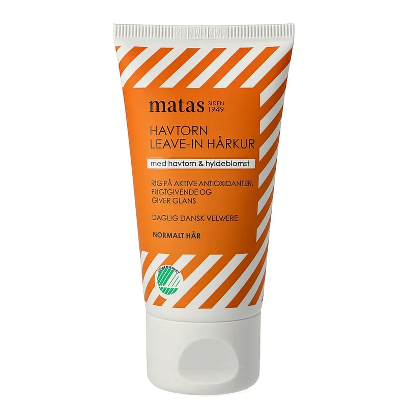 5 for 70,-, Matas Striber Havtorn Leave-in Hårkur til Normalt Hår 50 ml, Hår, Shampoo & Hårpleje, Leave-in Conditioner