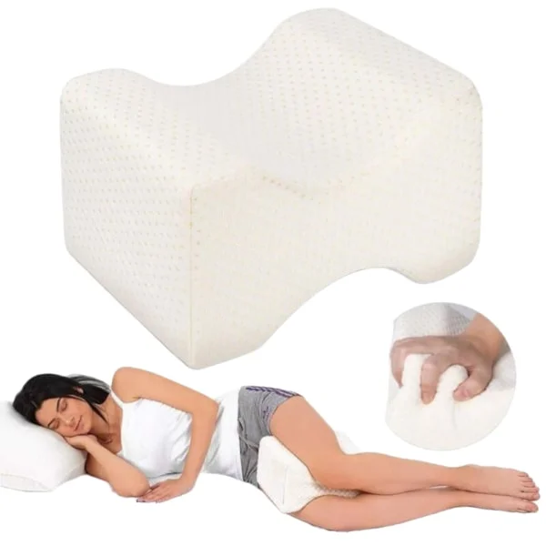 Ortopedisk knäkudde, ortopedisk benkudde med memory foam för sidosovare, Relax knä ortopedisk kudde Idealiskt val för sidosömn.pa