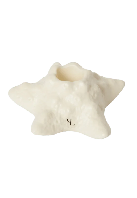 PORTOLINO LIVING Ljusstake STARFISH Ljuslyktor & ljushållare Vit ONESIZE