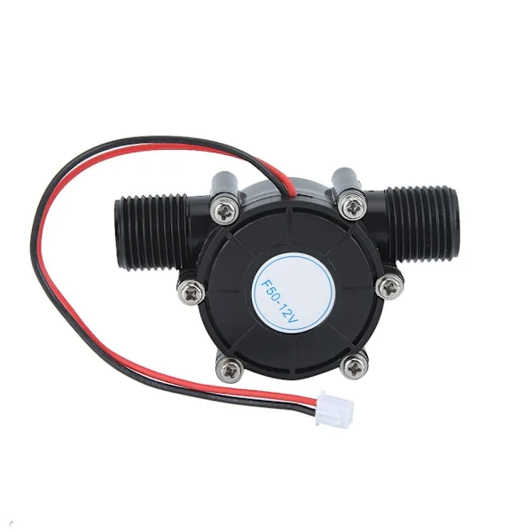 12V 10W Svart DC Elektrisk Mikro Vattenkraft Hydro Vattengenerator Tillbehör