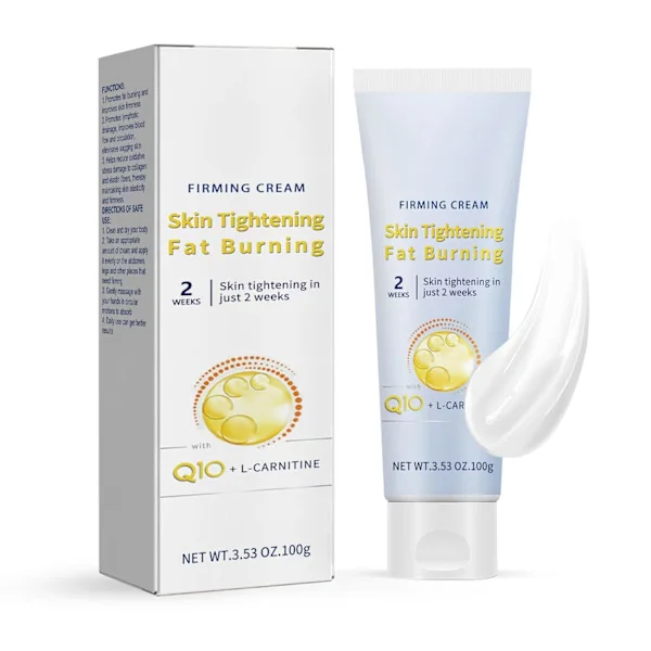 Flad Mave Opstrammende Creme - Hudopstrammende & Cellulite Creme til Mave, Lår & Baller, Fugtgivende Opstrammende Lotion med Naturlige Ingredienser