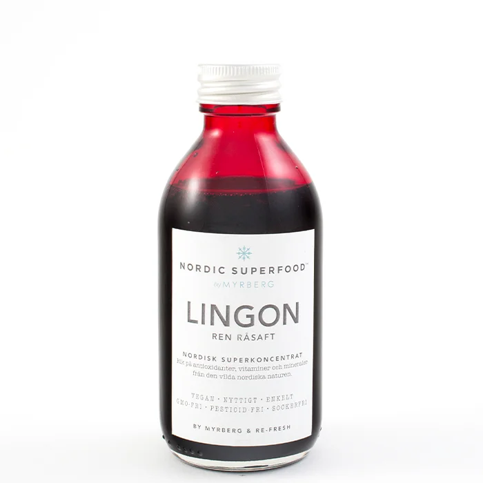 Nordic Superfood by Myrberg Rawjuice Koncentrat Lingon 195 ml