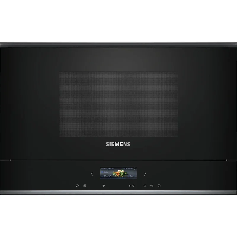 Siemens BF722R1B1 iQ700 inbyggnadsmikro, svart | Vitvaror > Mikrovågsugnar | Bagaren och Kocken