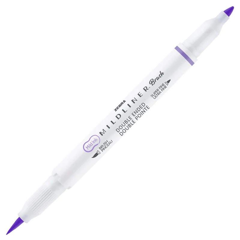 Zebra Mildliner Brush Pen Dark Blue