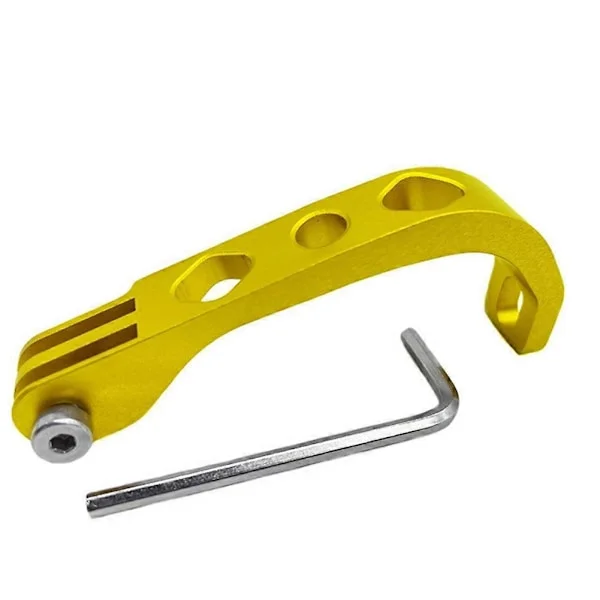 CNC Aluminium Legering Lygtebeslag til Kamera Beslag til Cateye Foldbar Cykel, Guld