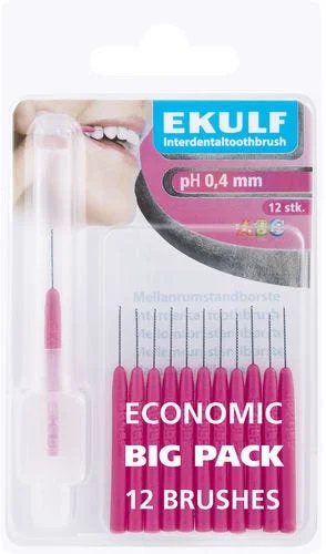 Ekulf ph 0,4 Mellomromsbørster 12 stk