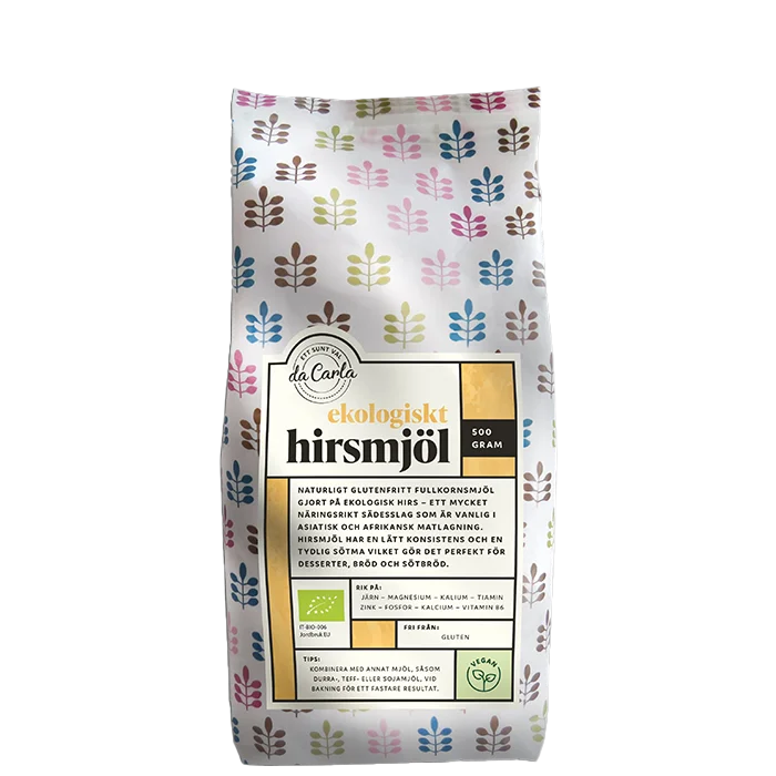 Da Carla Økologisk Hirsemel, 500 g
