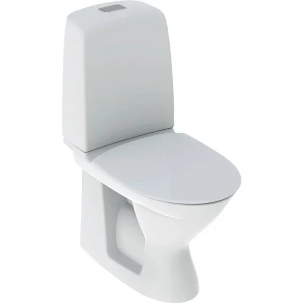 Ifö Spira Rimfree 626008811010 Toalettstol med mjuksits, för limning, Badrum
