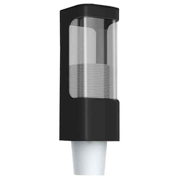 Muggdispenser, väggmonterad vattenkylare mugghållare passar 3-5 oz små muggar, dragtyp mugghållare för H
