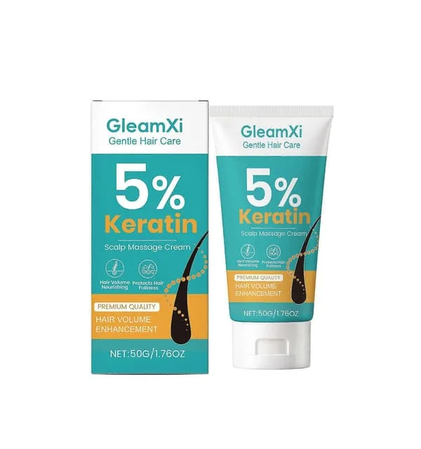 Anti-hårtabskur med rosmarinbiotin, 5% keratin hovedbundsbalsam til hårvækst massagecreme til mænd og kvinder, hurtig genvækst og styrker håret