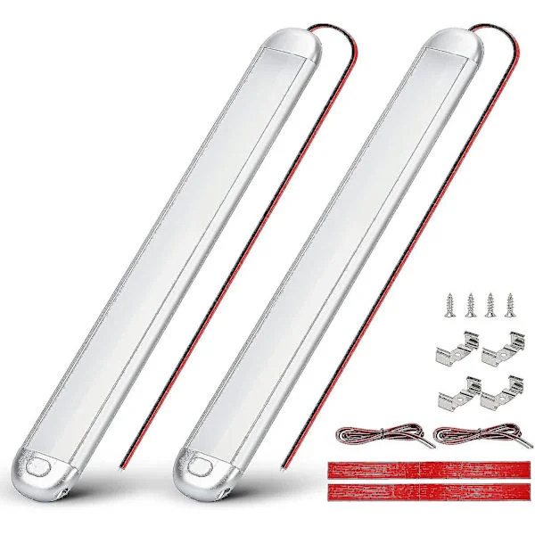 12v LED-valot asuntovaunuun 12v LED-nauhavalo matkailuautoon pakettiautoon sisä-LED 12v kytkimellä päälle/pois 2kpl
