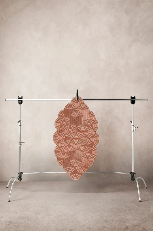Jotex - Laagpolig Vloerkleed 85x120 Cm Rood/bruin Rood/bruin - HILAANA - Koop Laag- en hoogpolige & geknoopte vloerkleden bij Jotex