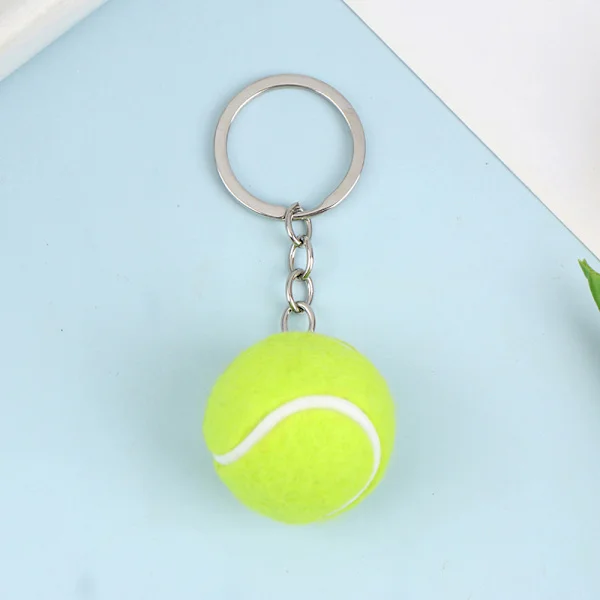 Tennisboll Metall Nyckelring Bil Nyckelring Nyckelring sportkedja Grön onesize Grön