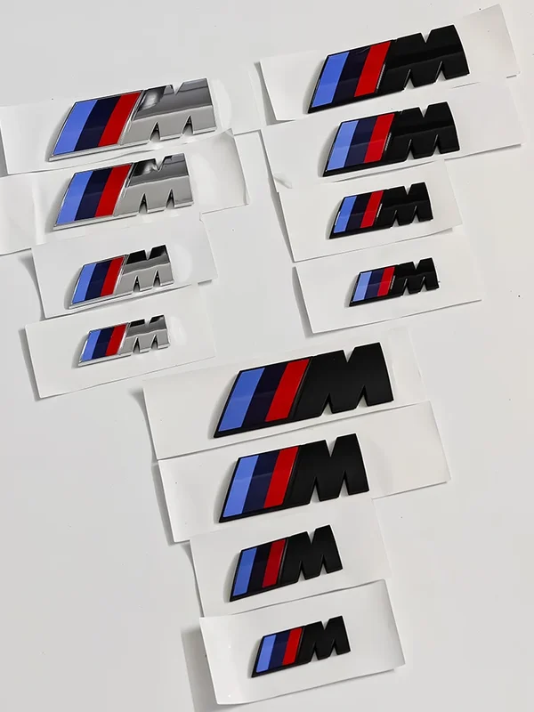 AliExpress - 45mm 55mm 73mm 90mm Voor BMW M M3 M5 M6 E90 F30 E46 G20 E36 Auto Spatbord Zijembleem Achterklep Badge M Logo Stickers Accessoires